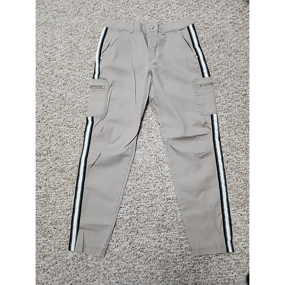 Athleta Summit Cargo Mid Rise Pants size 4 Tan‎ Pockets